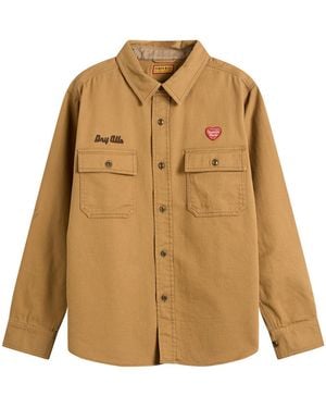 Human Made Work Shirt - Brown
