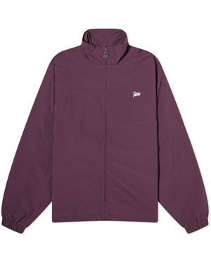 PATTA Nylon Track Jacket - Purple