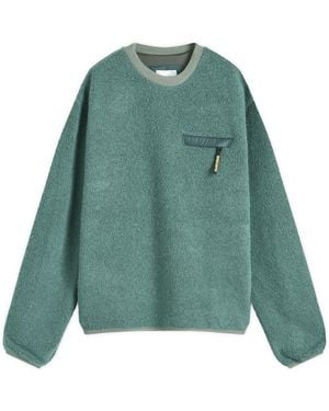 thisisneverthat Gore-Tex Windstopper Fleece Sweatshirt - Green