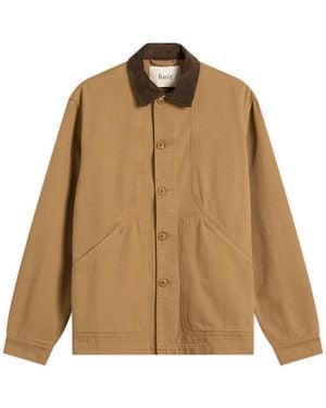 Forét Berry Canvas Jacket - Brown