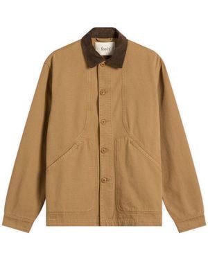 Forét Berry Canvas Jacket - Brown