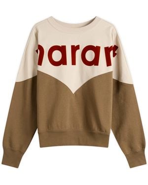 Isabel Marant Étoile Houston Marant Logo Jumper - Brown