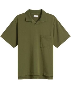 Universal Works Rugby Jersey Oversized Vacation Polo - Green