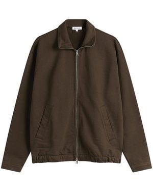 Norse Projects Hornidal Relaxed Track Jacket - Brown