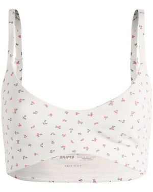 Nike X Skims Matte Micro Scoop Bra - Natural