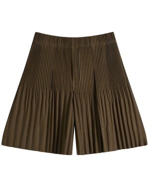 Homme Plissé Issey Miyake Pleat Short - Brown