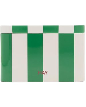 Hay Tin Container - Green
