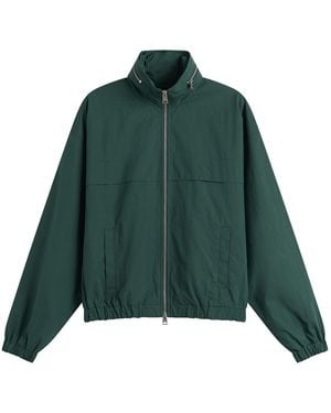 Ami Paris Cotton Nylon Windbreaker With Adc - Green