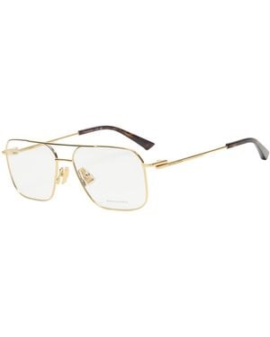Bottega Veneta Bottega Veneta Bv1384O Split Optical Glasses - Metallic