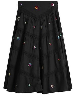RIXO London Sigrid Skirt - Black