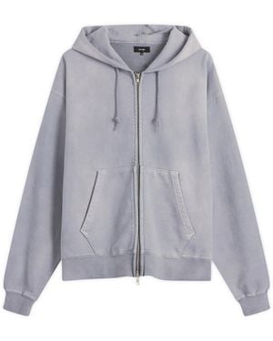 Beams Plus Fade Zip Hoodie - Grey