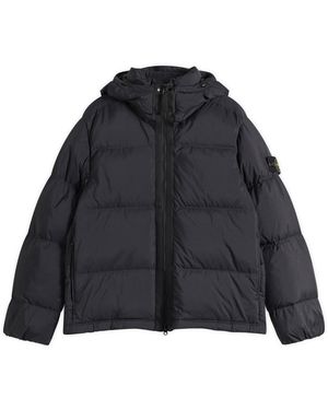 Stone Island Matt Ripstop Cordura Down Jacket - Black