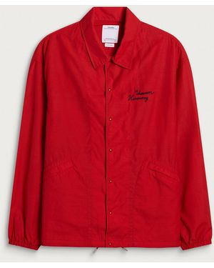 Visvim Windfall Coach Jacket - Red