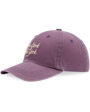 Corridor NYC Ny Ny Script Hat - Purple