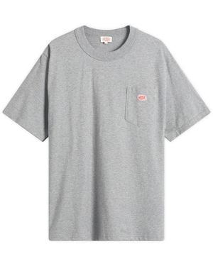 Armor Lux 79151 Logo Pocket T-Shirt - Grey