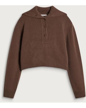 YMC Urban Runaway Knit Neck - Brown