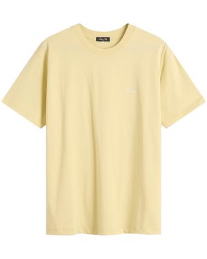 Dime Cursive Small Logo T-Shirt - Yellow