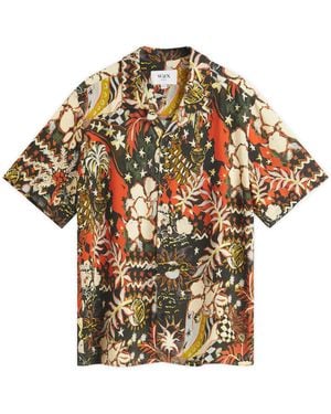Wax London Didcot Bold Stitch Vacation Shirt - Multicolor