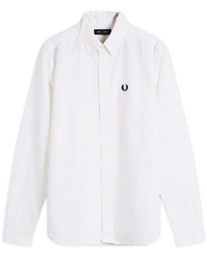 Fred Perry Oxford Shirt - White