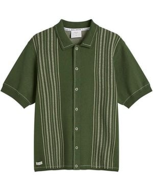 Percival Accolades Knitted Shirt - Green