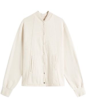 Les Tien Heavyweight Moto Coaches Jacket - White