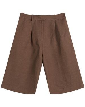 Faithfull the Brand Astrid Long Shorts - Brown