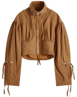 KNWLS Frgment Bomber Jacket - Brown