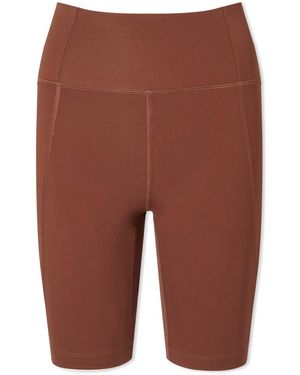 GIRLFRIEND COLLECTIVE High-Rise Bike Shorts - Brown
