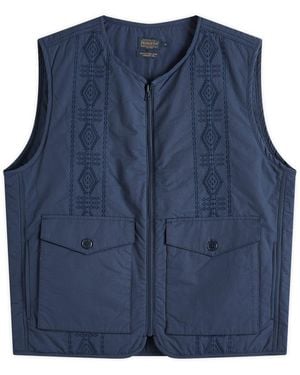 Pendleton Reversible Parachute Liner Vest - Blue