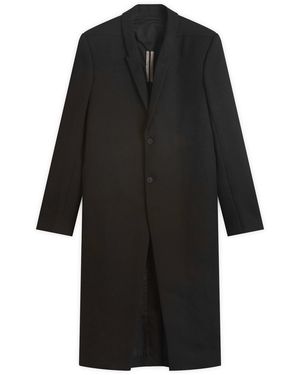 Rick Owens Concordian Wool Coat - Black