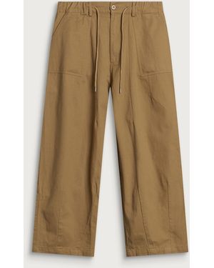 FRIZMWORKS Twill Balloon Pants - Natural