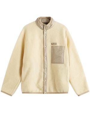 A.P.C. Ewan Wool Fleece Jacket - Natural