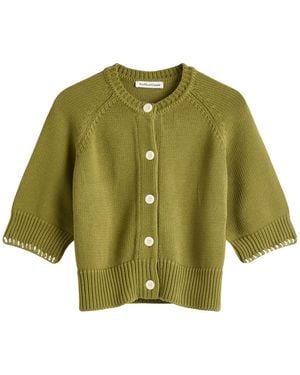 YMC Kwai Knit Cardigan - Green