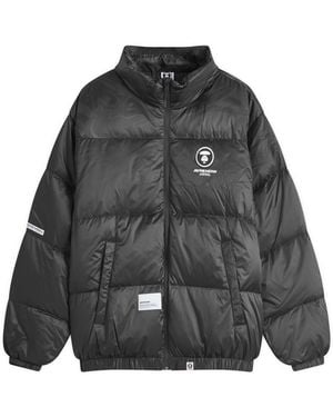 Aape By A Bathing Ape Aape Now Camo Down Jacket - Gray