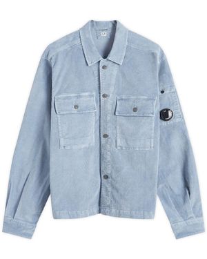 C.P. Company Corduroy Utility Shirt - Blue