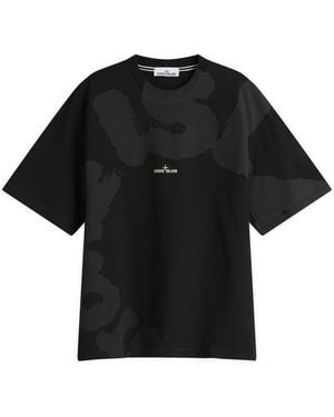 Stone Island Whirlwind Type T-Shirt - Black