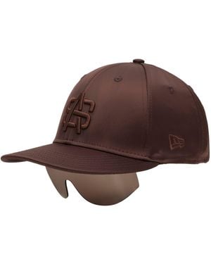 la society X New Era 9Fifty Cap & Magnetic Visor Combo - Brown
