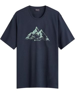 MONTANÉ Dual Mountain T-Shirt - Blue