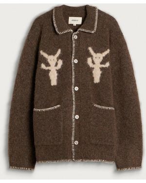 Heresy Demons Knit Shirt - Brown