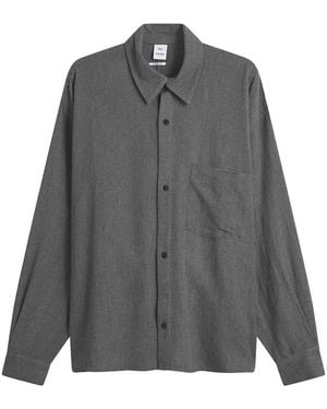 Won Hundred Mazza Micro Check Shirt - Grey