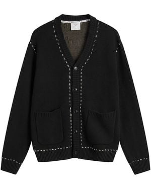 Percival Module Boxy Cardigan - Black