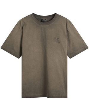 KARMA8A Logo Ombre T-Shirt - Grey