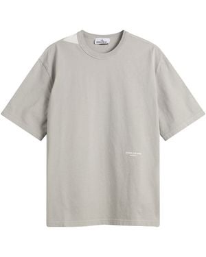 Stone Island Marina Small Logo T-Shirt - Gray