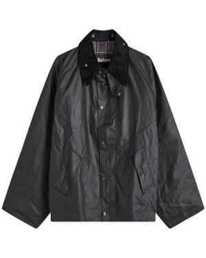 Barbour Transport Wax Jacket in Black for Men | Lyst Barbour Transport Wax Jacket in Black for Men | Lyst