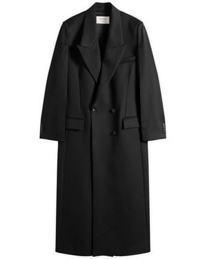 Rohe Double Breasted Tailored Coat Jacket - Black