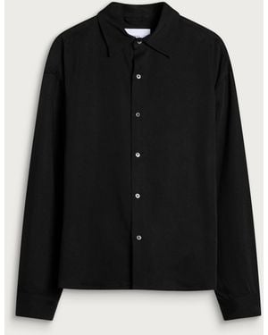 Daniel Simmons Drape Shirt - Black