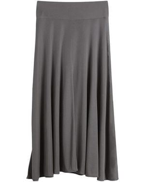 St. Agni Fluid Jersey Skirt - Gray
