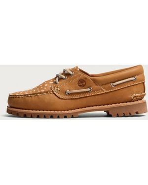 Timberland Authentic 3-Eye Boat Shoe - Brown