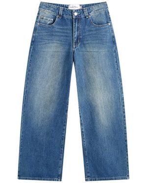 House Of Sunny Low Rise Wide Leg Jeans - Blue