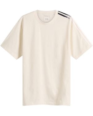 Y-3 Gradient Stripes T-Shirt - Natural